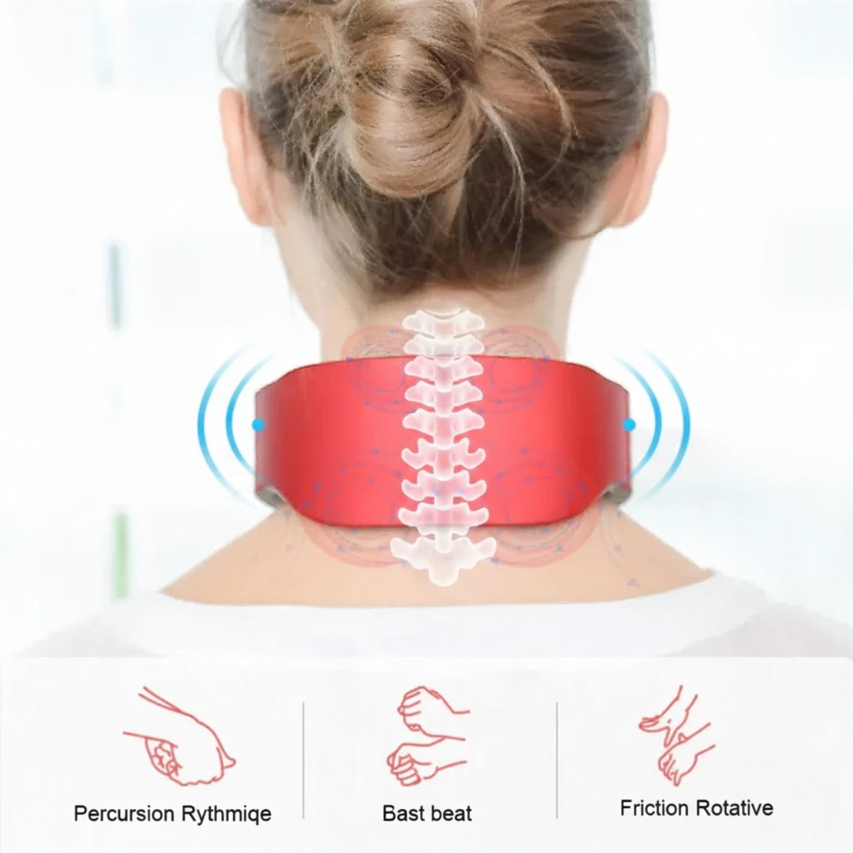 Masseur cervical portable