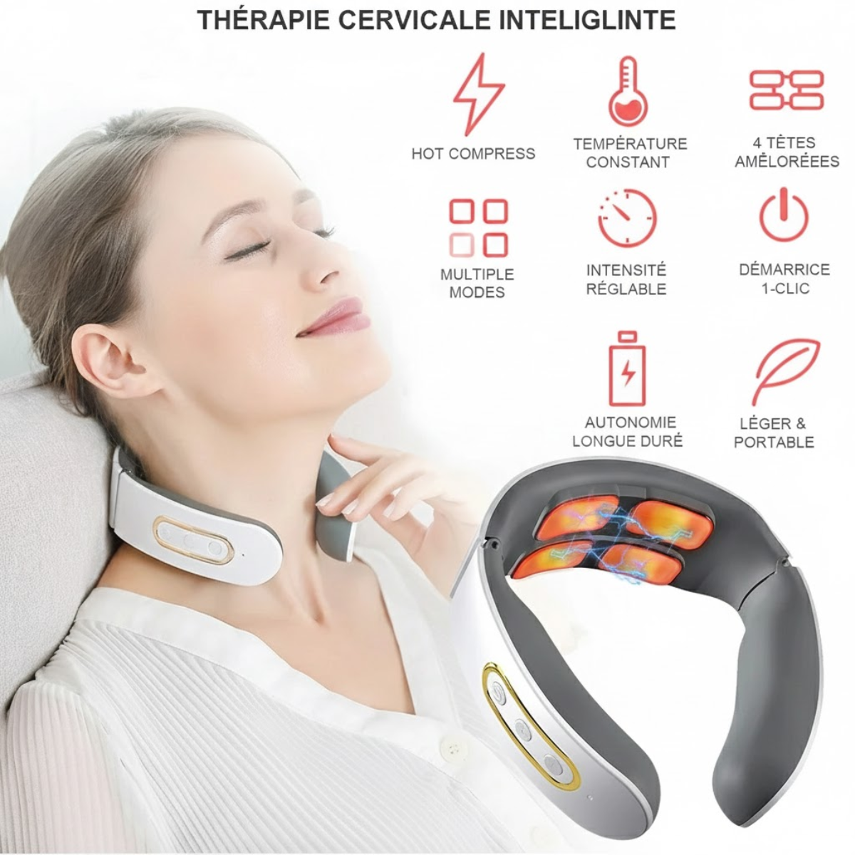 Masseur cervical portable