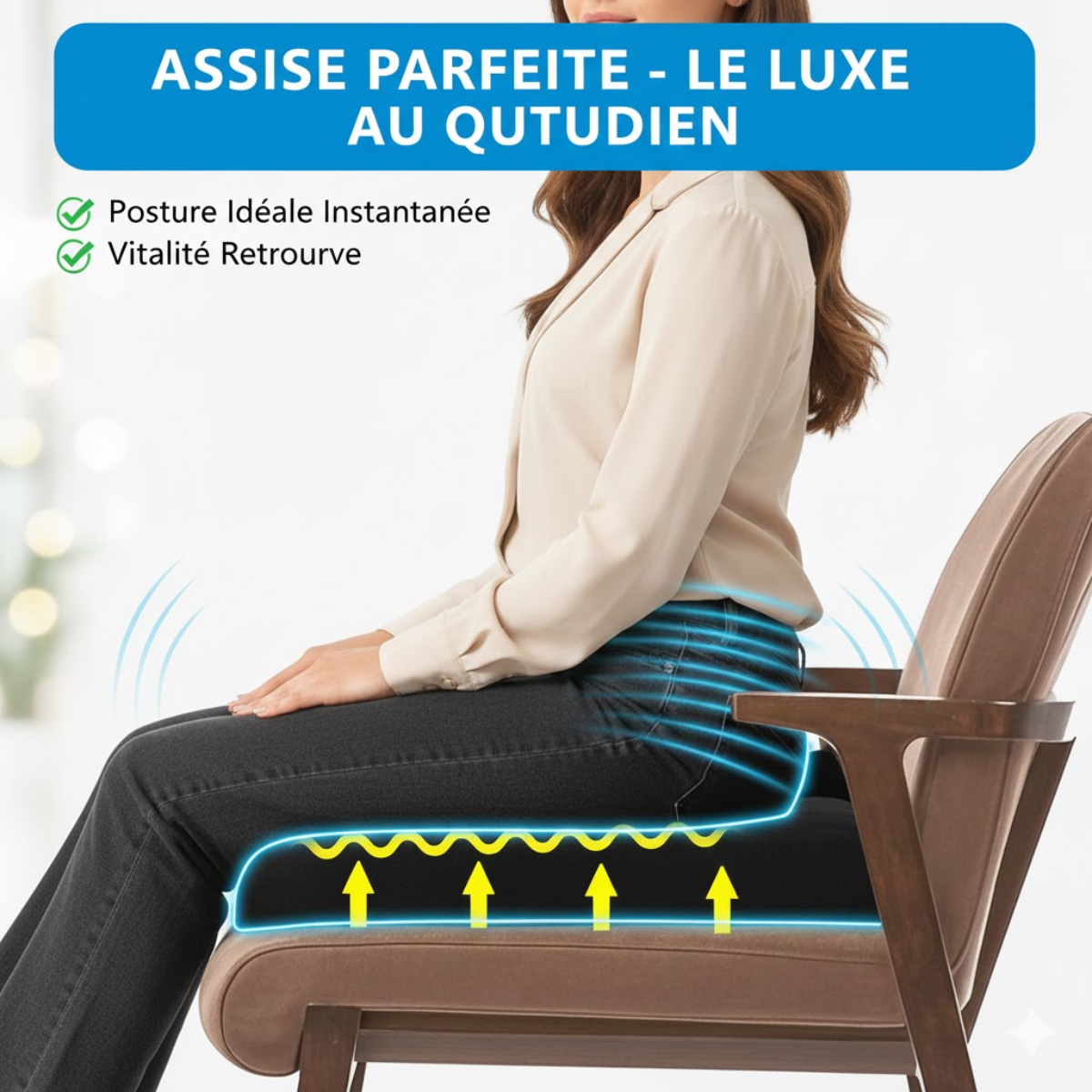 Coussin pour fessier douloureux pharmacie