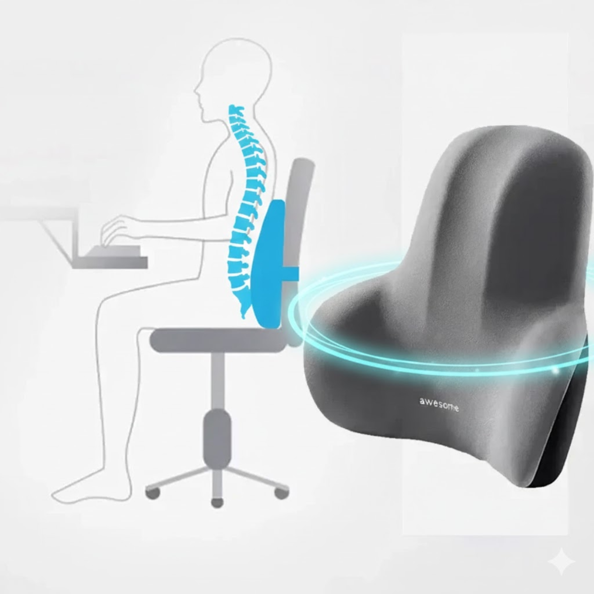 Coussin médical pour dos