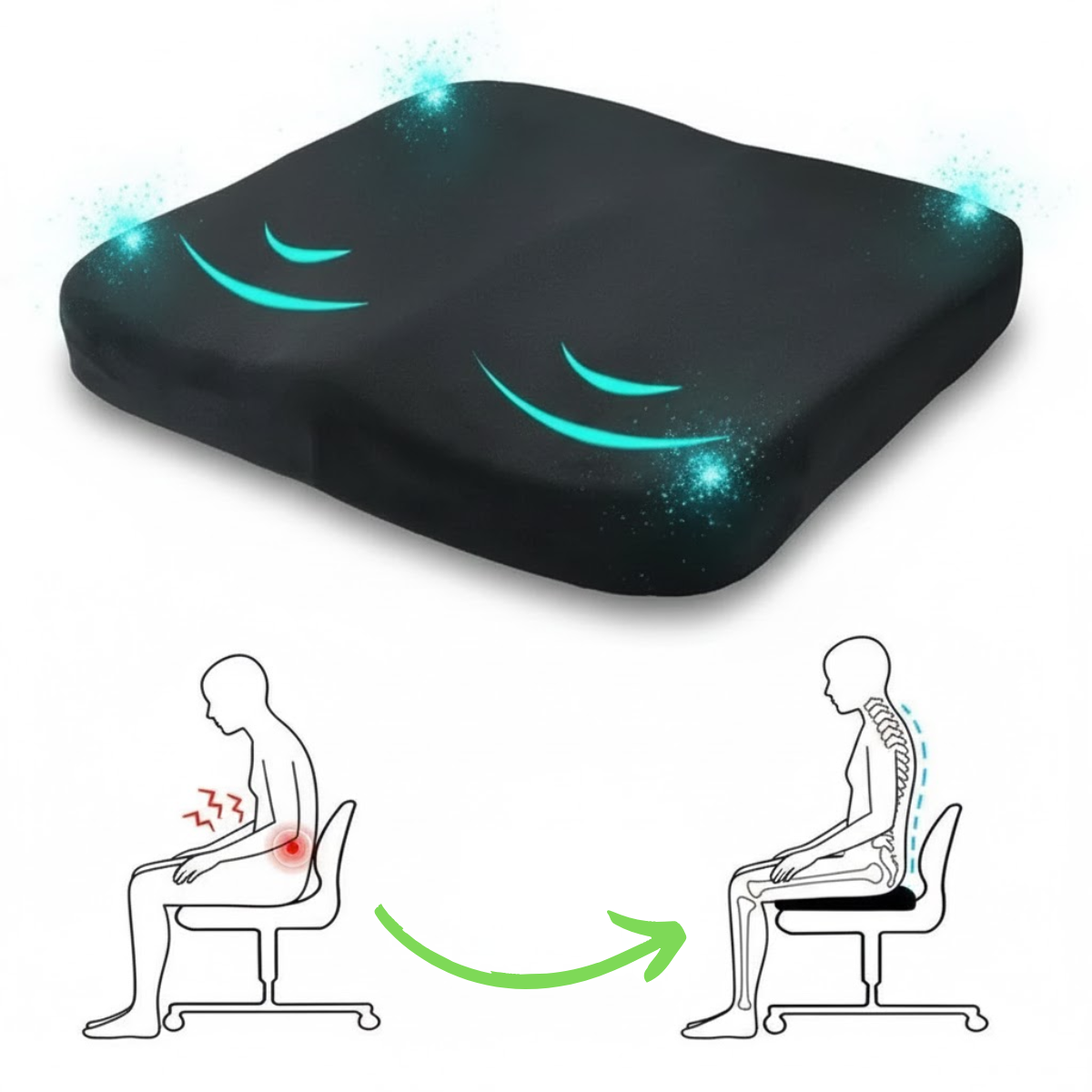 Coussin sciatique nuit