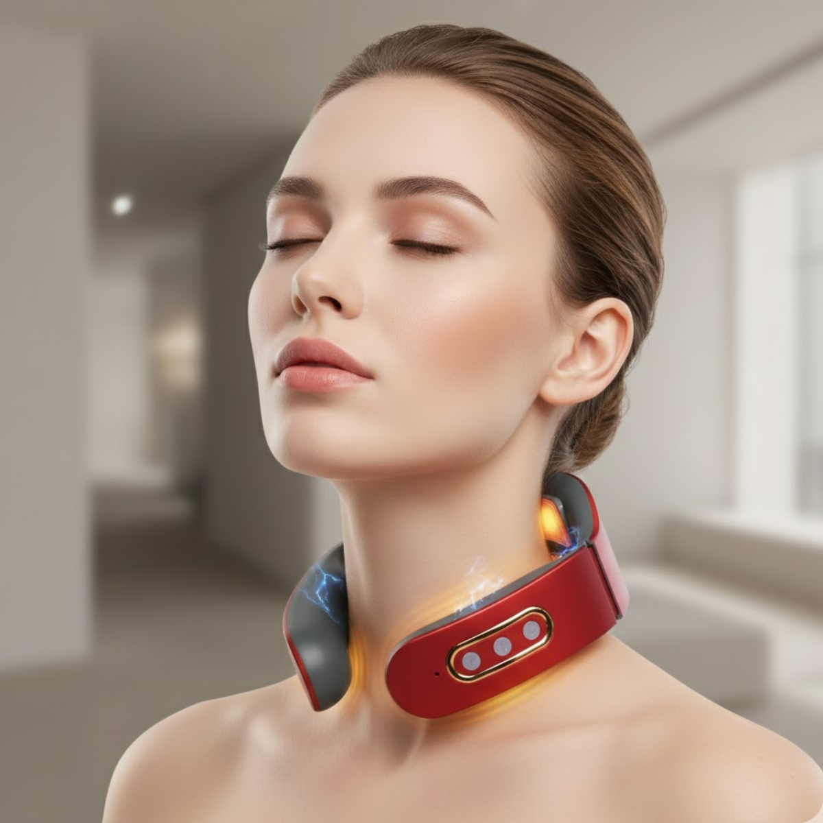 Masseur cervical portable