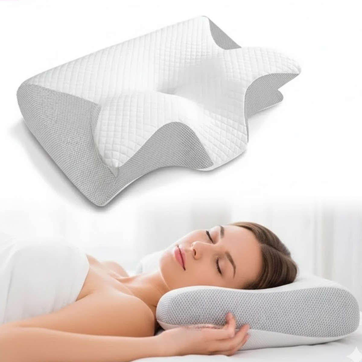 Oreiller mémoire de forme cervical