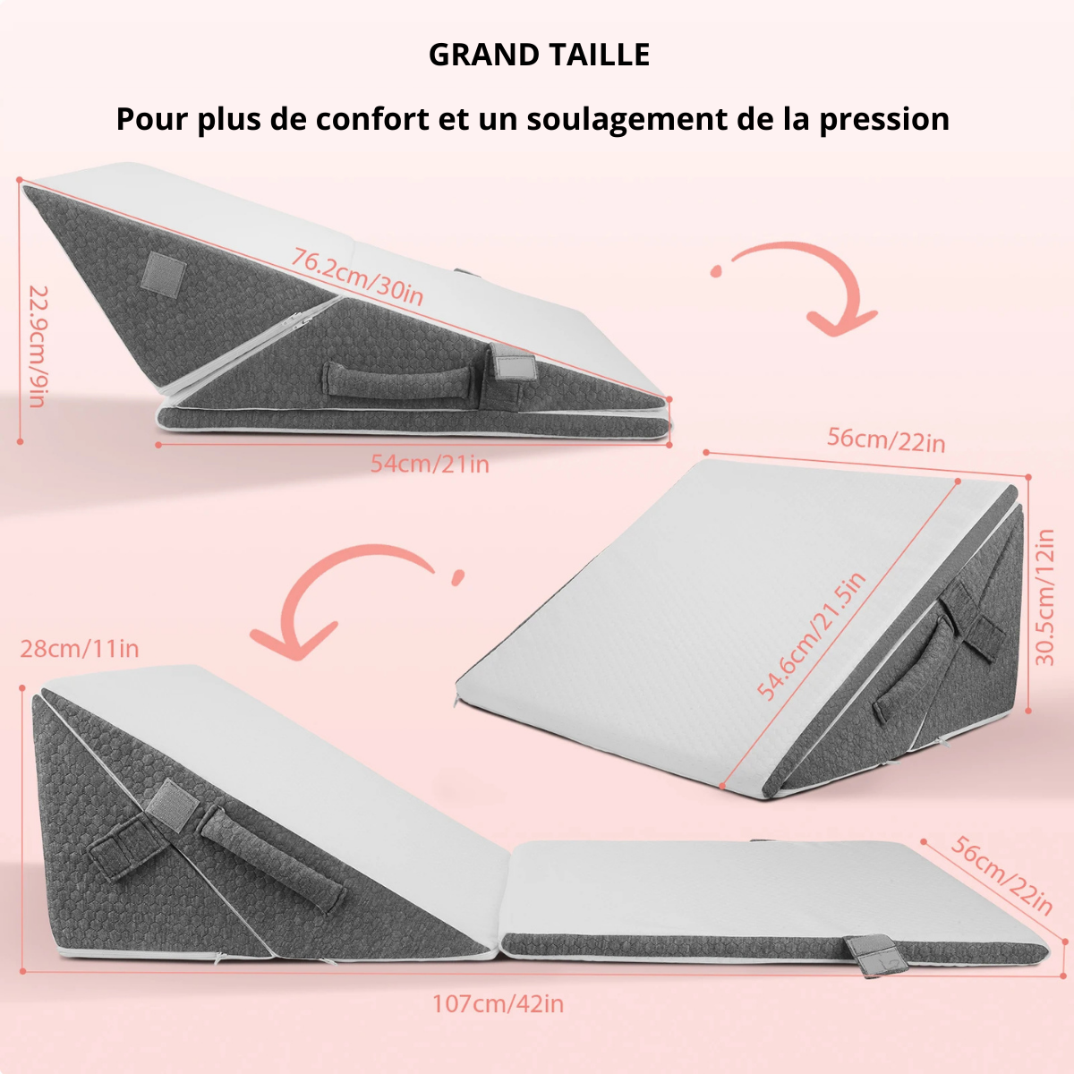 Oreiller pour le dos