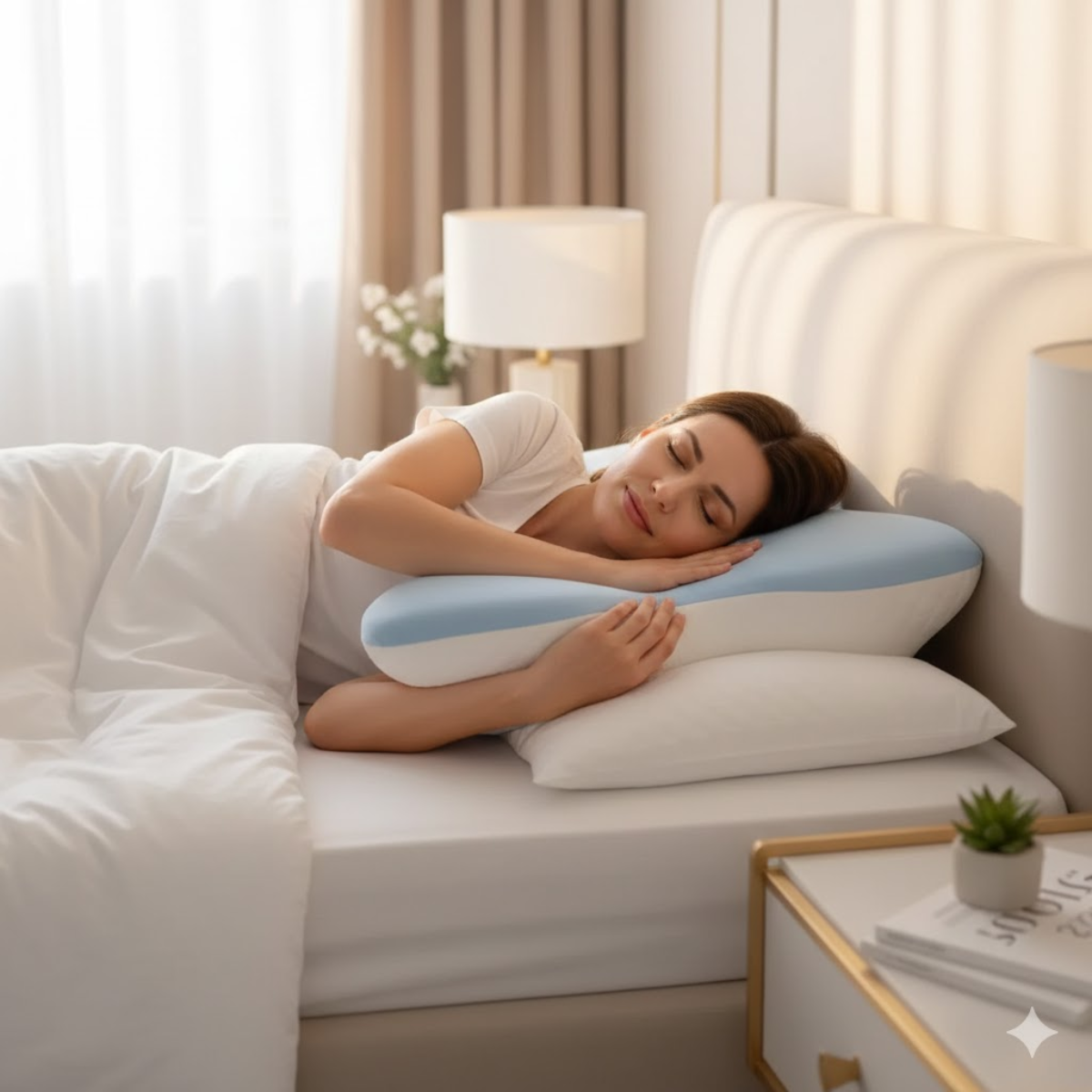 Oreiller pour dormir sur le côté